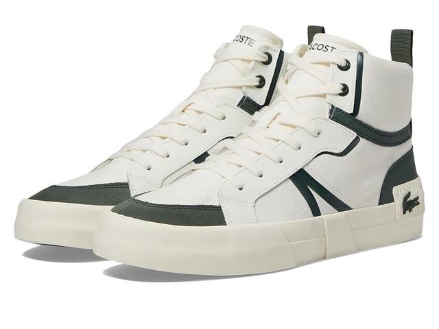 Lacoste L004 Mid 223 1 CMA (Off-White/Dark Green) Men's Shoes Product Image