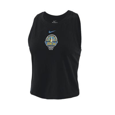 Chicago Sky Women's Nike WNBA Cropped Tank Top Product Image