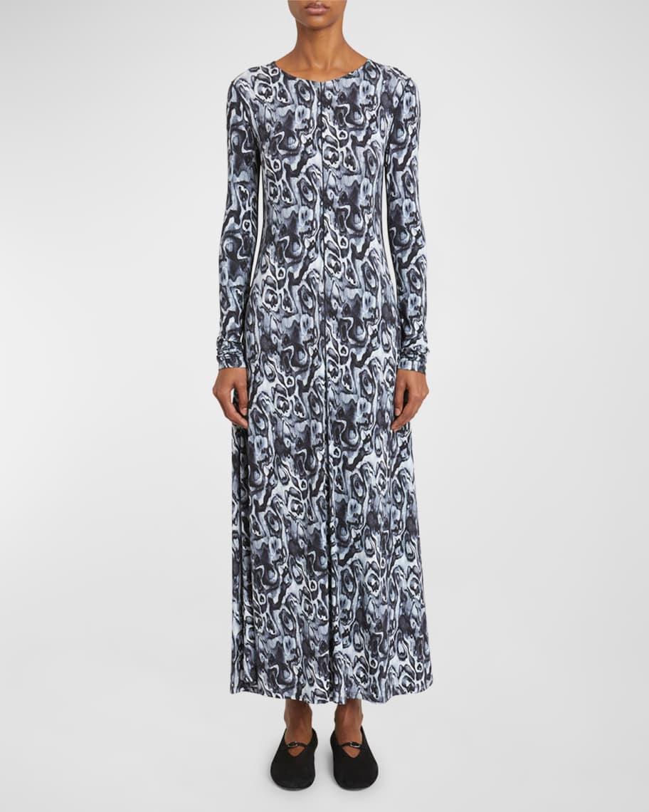 Atlas Printed Jersey Maxi Dress Product Image