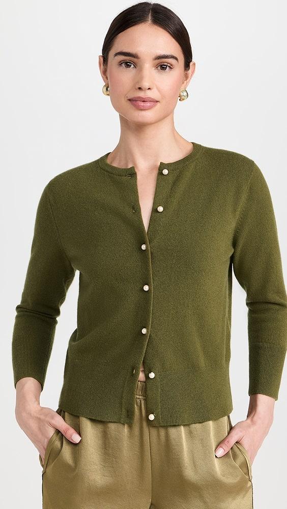 Vince Pearl Button Cardigan | Shopbop Product Image