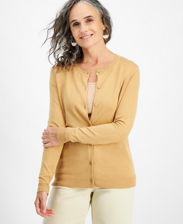 Style & Co Womens Button-Up Cardigan, Pp-4X, Created for Macys Product Image