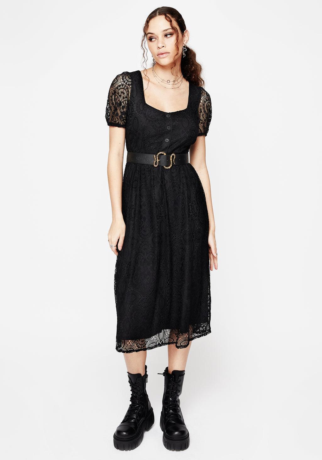 Harmonia Lace Midi Dress Product Image