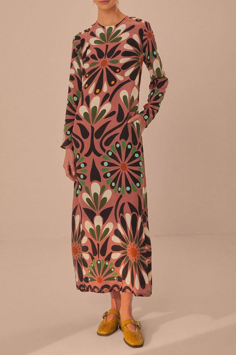 Ainika Flowers Maxi-Dress Product Image