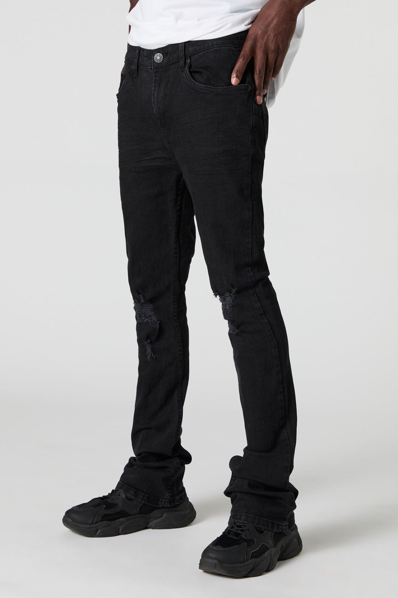 Distressed Stacked Skinny Jean Male Product Image