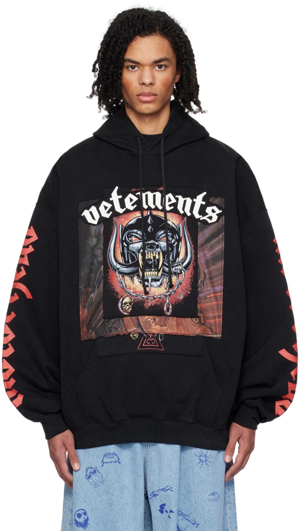 Logo-appliqué Hoodie In Black Product Image