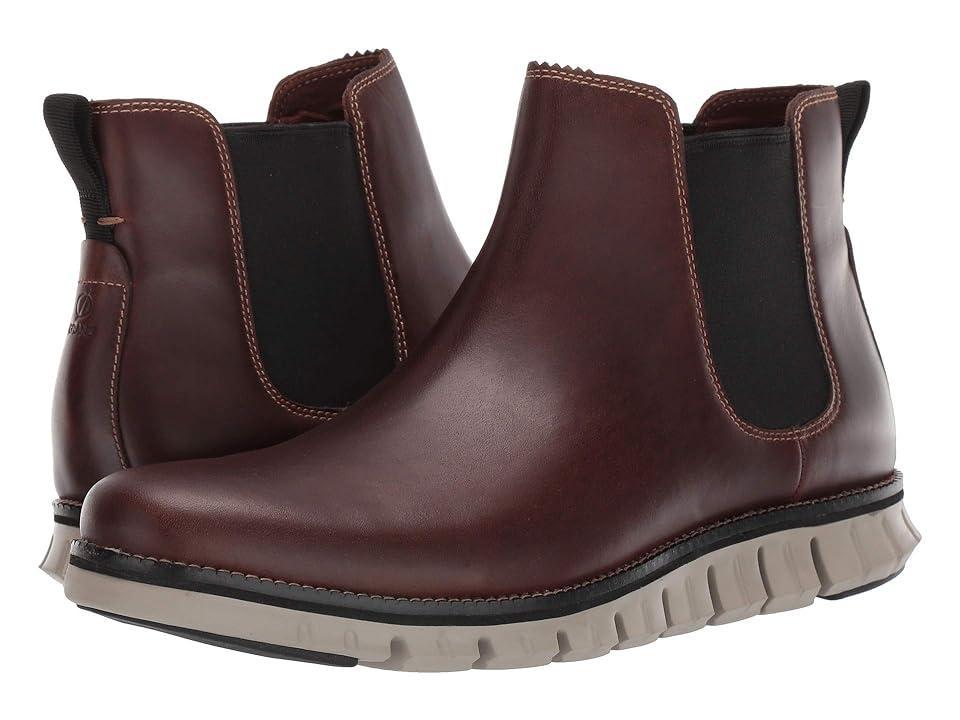 Cole Haan ZerGrand Waterproof Chelsea Boot in Bourbon Leather/Hawthorn at Nordstrom, Size 10 Product Image