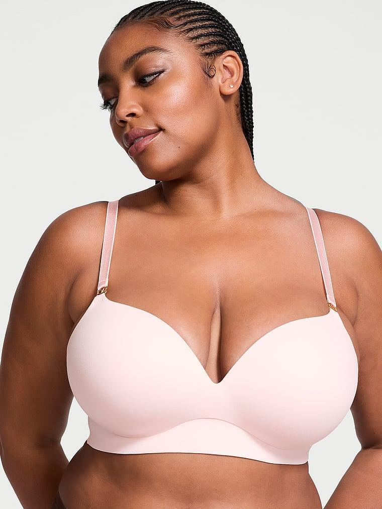 Smooth Wireless Push-Up Plunge Bra Product Image