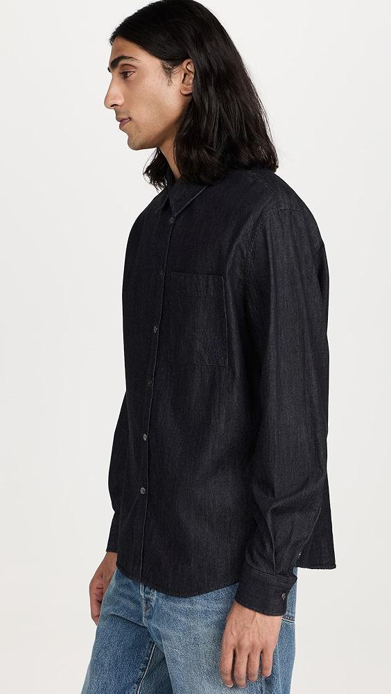 Maison Kitsune Light Denim Shirt | Shopbop Product Image