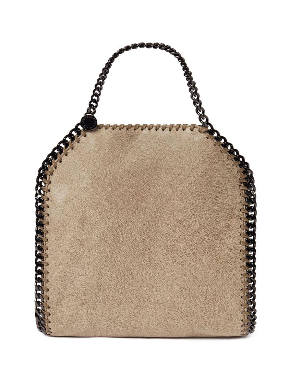 Mini Falabella Tote Bag In Brown Product Image