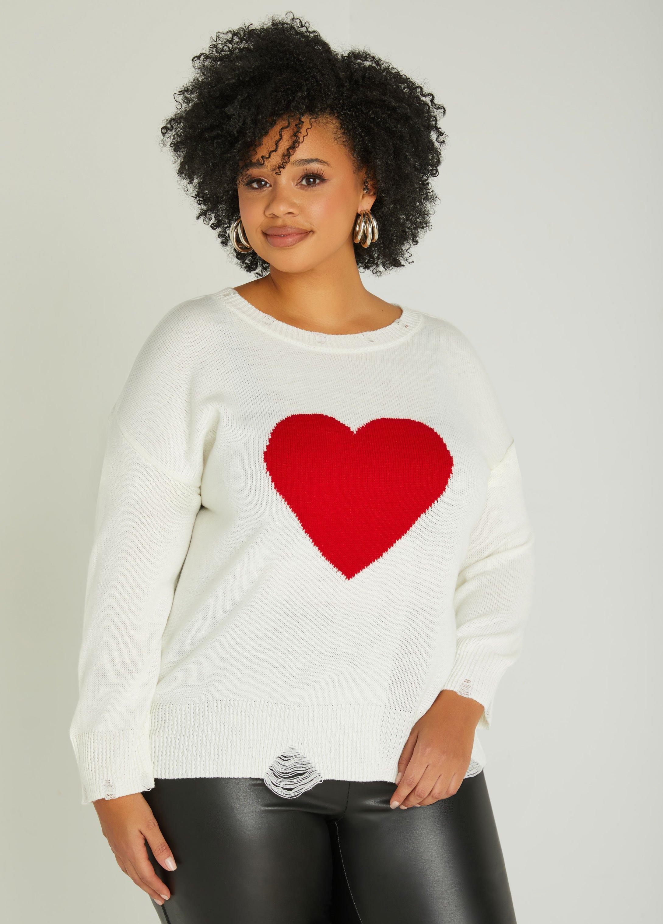 Distressed Heart Sweater product image