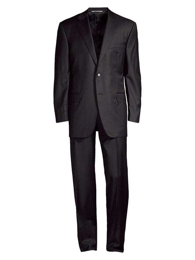 Mens Wool Two-Button Suit Product Image