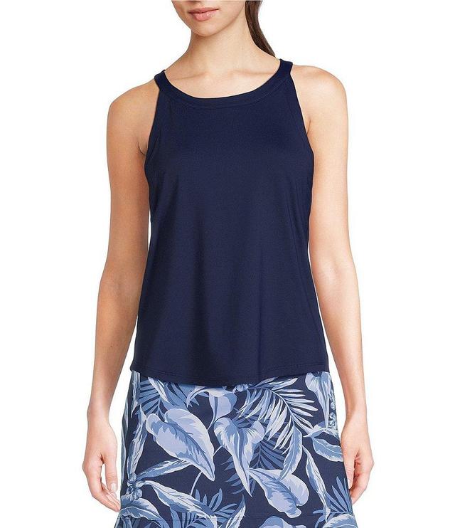 Tommy Bahama Crew Halter Neckline Sleeveless Tank Product Image