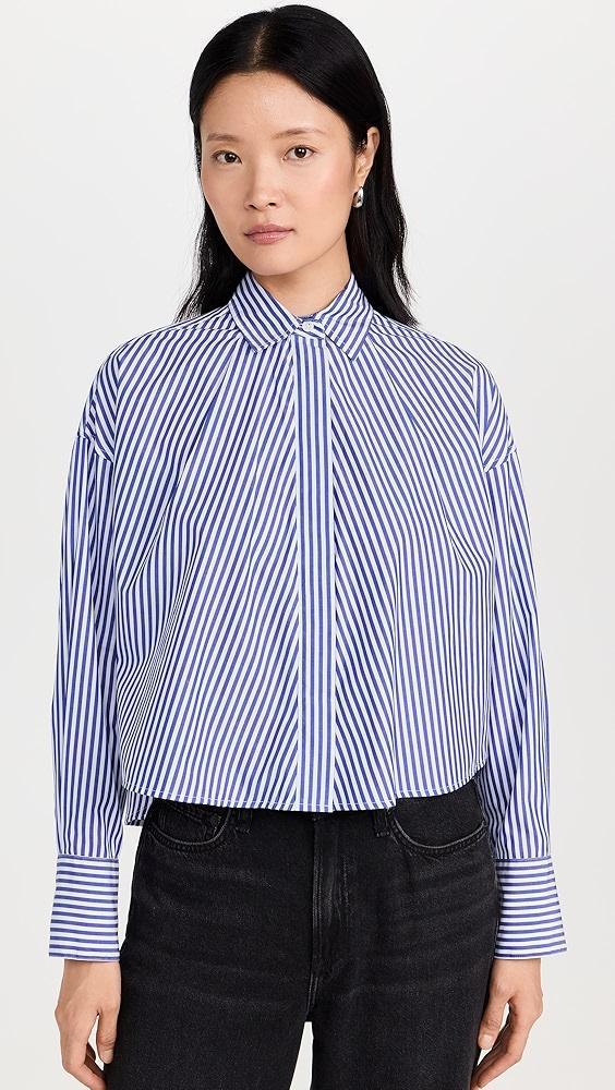 rag & bone Martha Multistripe Poplin Shirt | Shopbop Product Image