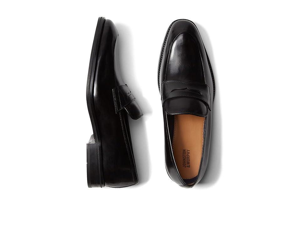 Johnston & Murphy Meade Penny Italian Calfskin) Men's Shoes Product Image