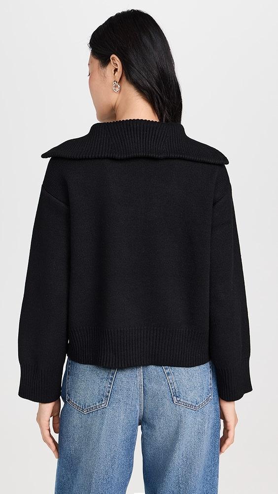 English Factory Quarter-Zip Knit Sweater | Shopbop Product Image