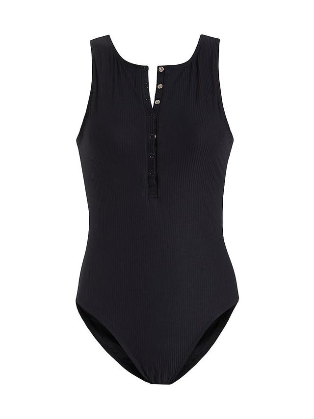 Andie Malibu Ribbed One-Piece Swimsuit Product Image