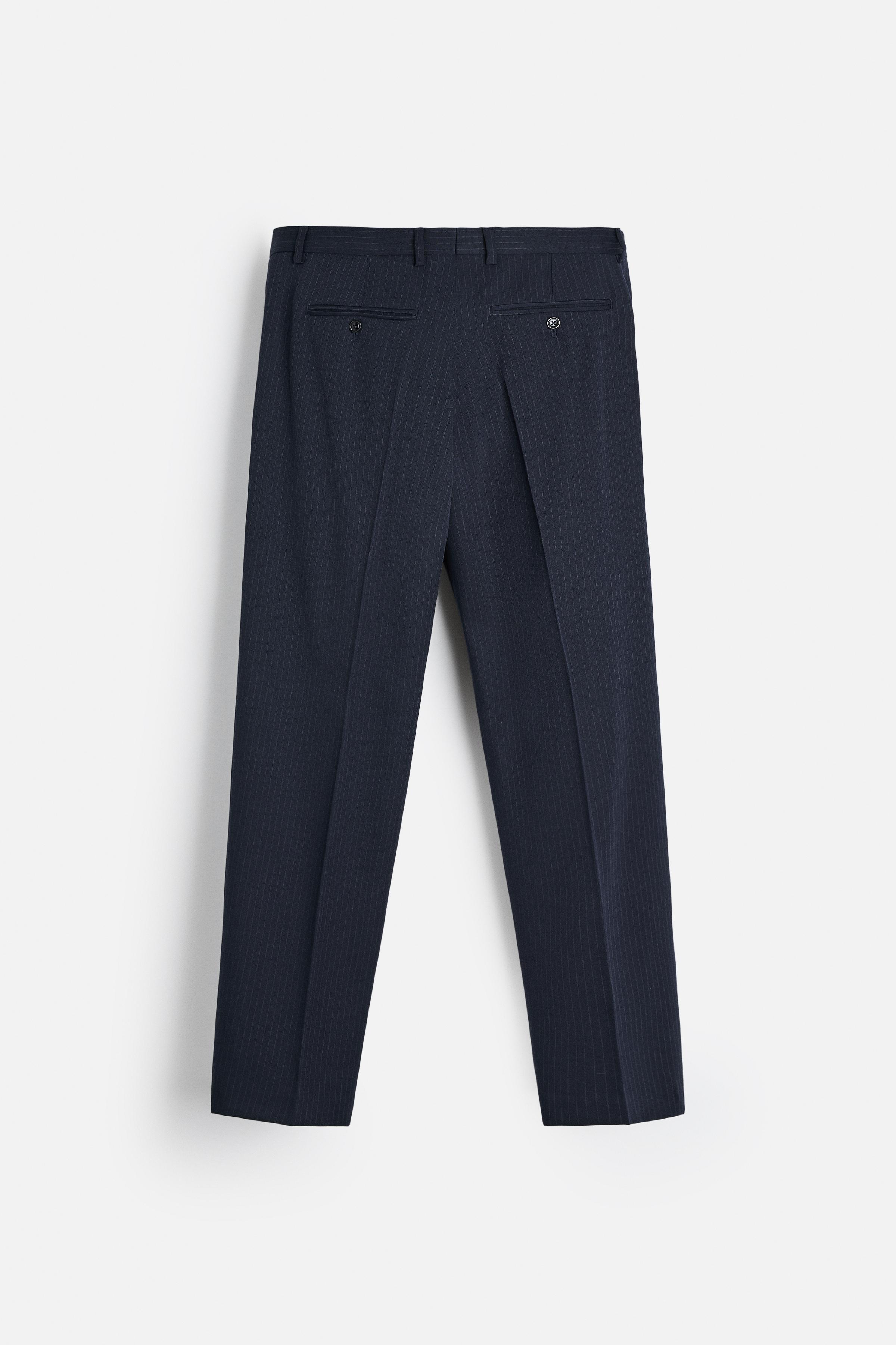 PINSTRIPE SUIT PANTS Product Image