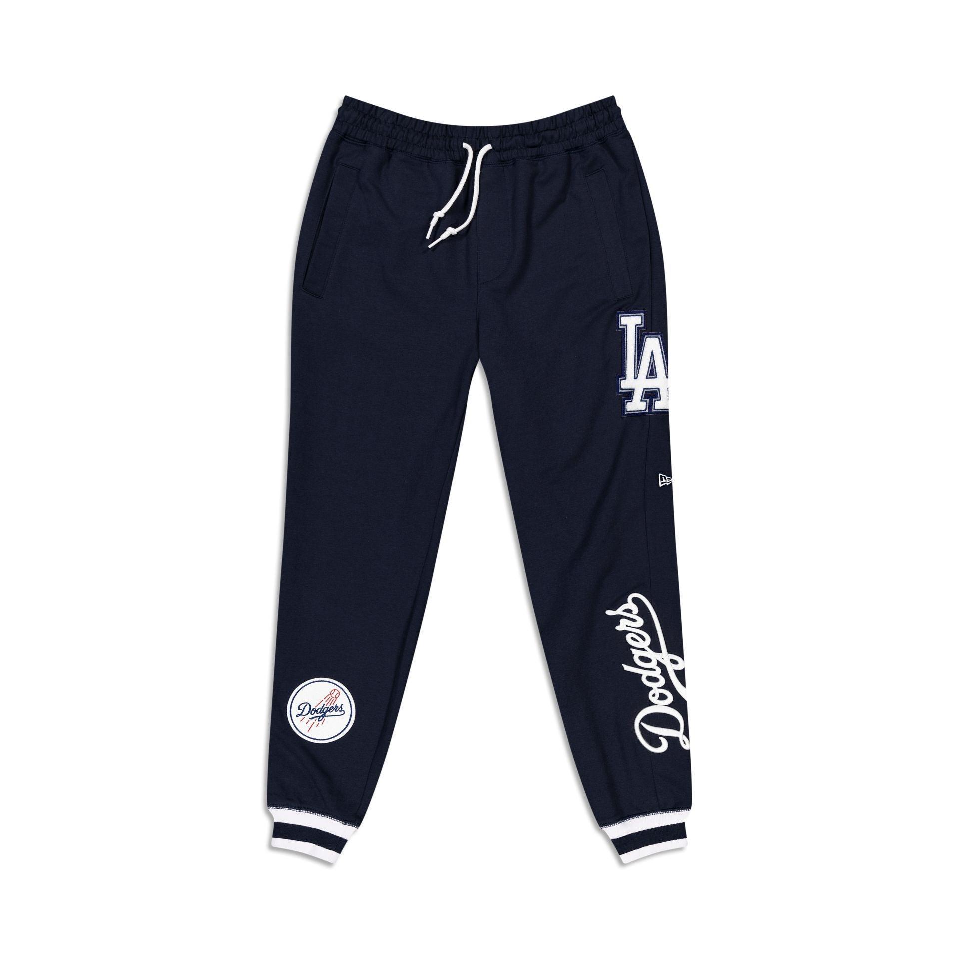 Los Angeles Dodgers Logo Select Color Flip Navy Jogger Male Product Image