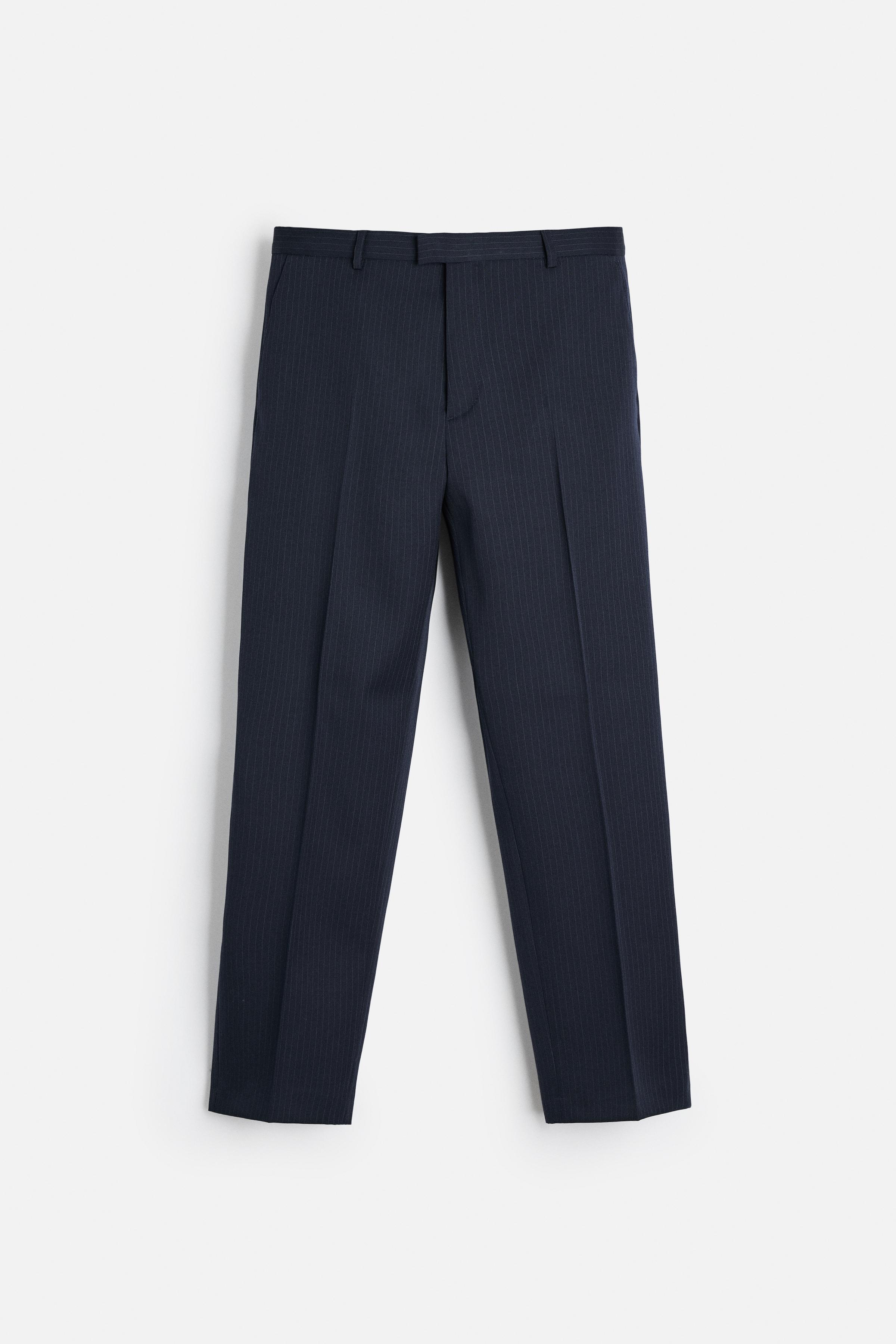 PINSTRIPE SUIT PANTS Product Image