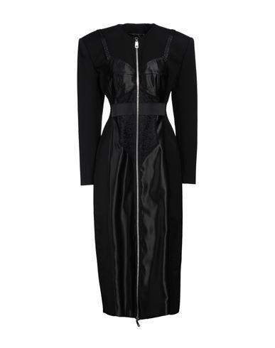 DOLCE & GABBANA Woman Coat Black Size 12 Virgin Wool, Polyamide, Silk Product Image