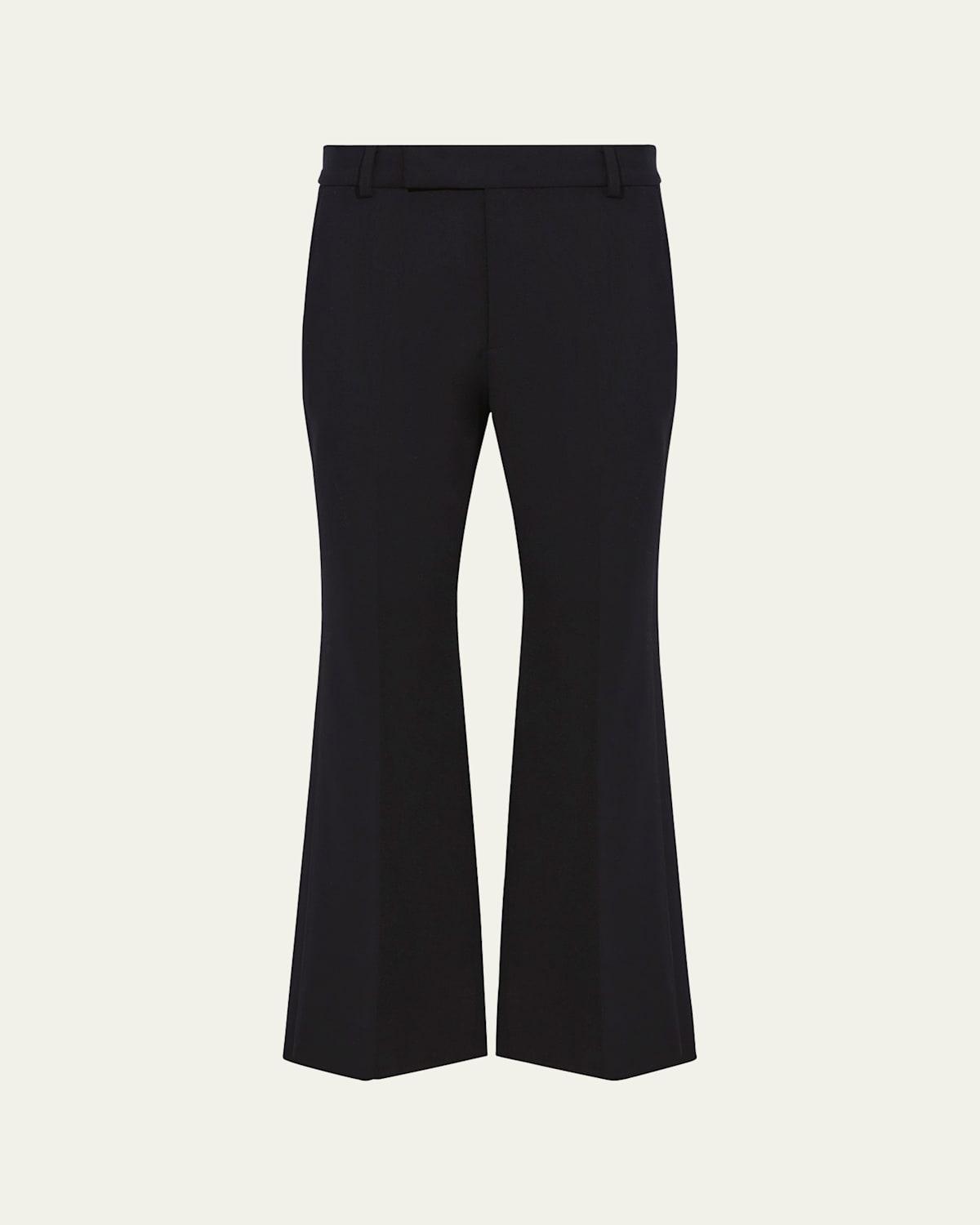 Proenza Schouler Stretch Wool Blend Crop Suiting Pants Product Image