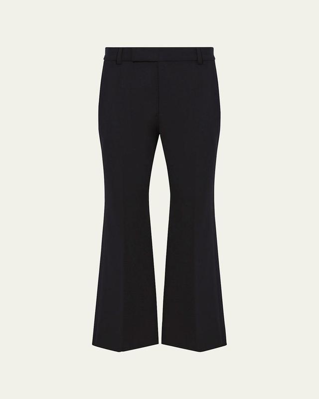 Proenza Schouler Stretch Wool Blend Crop Suiting Pants Product Image