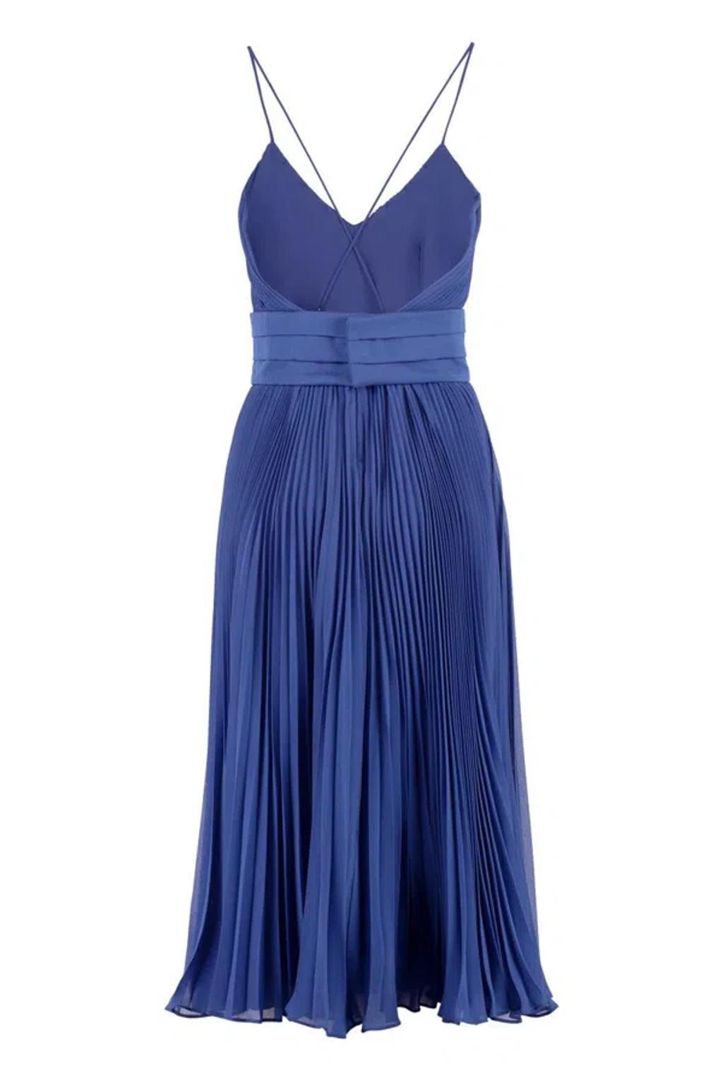 MAX MARA Woman Midi Dress Blue Size 6 Polyester Product Image