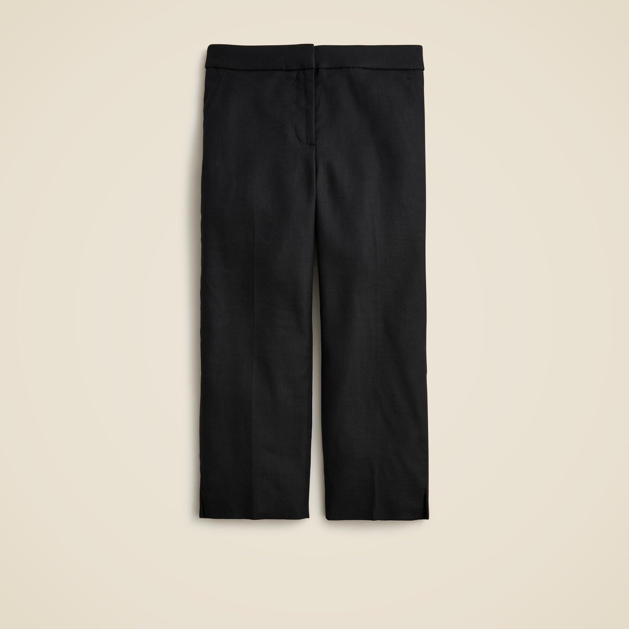 Kate capri pant in stretch linen blend Product Image