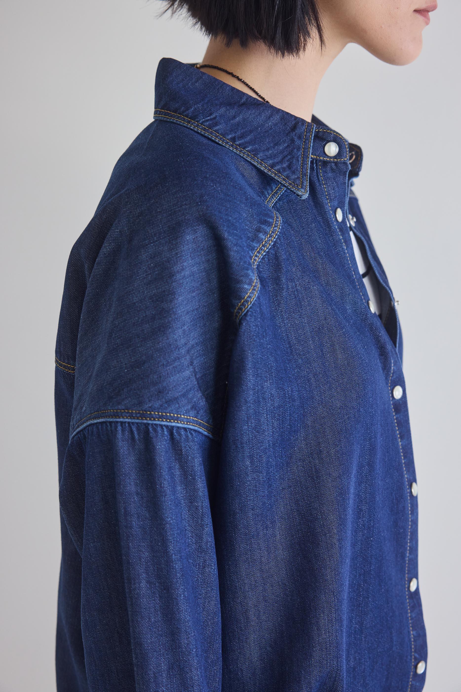 Refine Oversized Denim Tunic Product Image