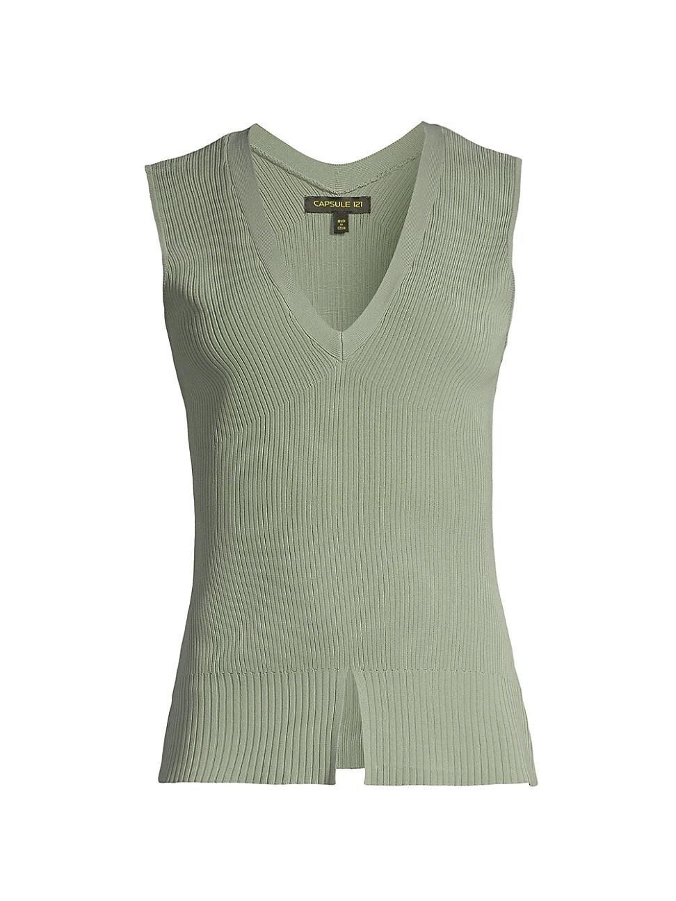 Womens Dimensions The Extent Sleeveless Sweater Product Image