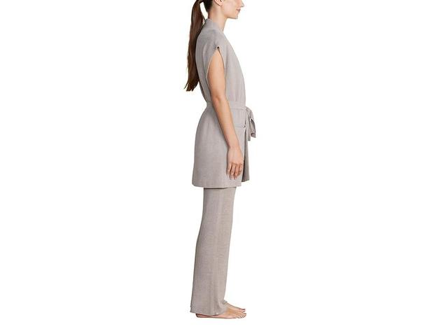 Barefoot Dreams CozyChic Ultra Lite(r) Waist Tie Vest (Sand Dune) Women's Sweater Product Image