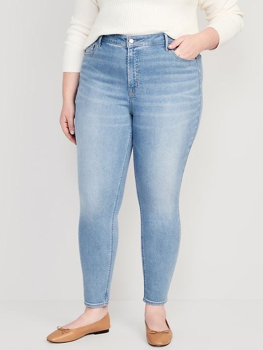 High-Waisted Rockstar Super-Skinny Jeans Product Image