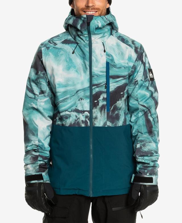 Quiksilver Mens Snow Mission Printed Block Jacket Product Image