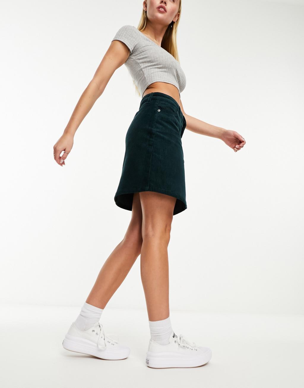 Monki cord mini skirt Product Image