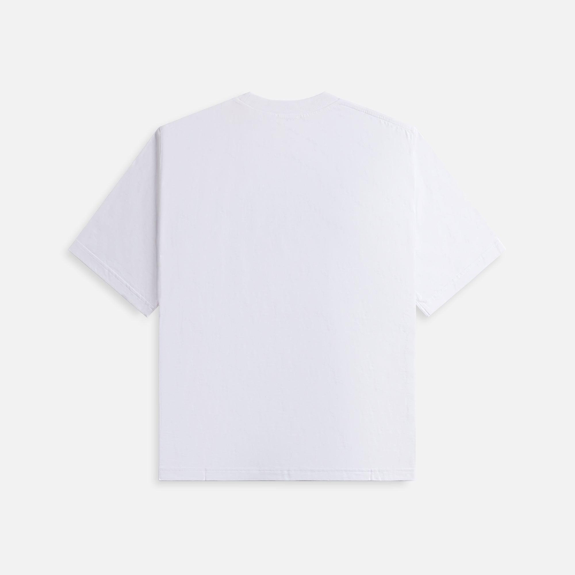 Marni Jersey Brushed Logo Tee - Lily White Male Product Image