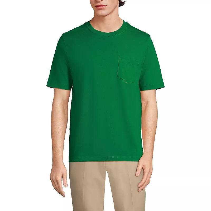 Lands End Mens Super-t Short Sleeve T-Shirt with Pocket Product Image