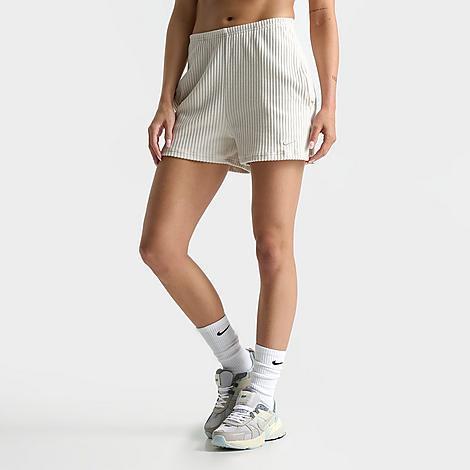 Women's Nike Sportswear Chill Rib High-Waisted Slim 3" Shorts Product Image