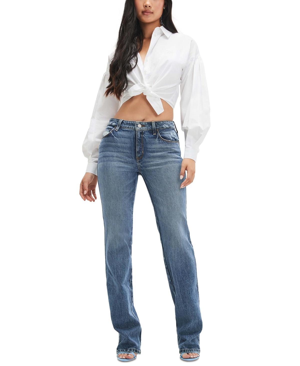 GUESS Sexy Straight Leg Jeans Product Image