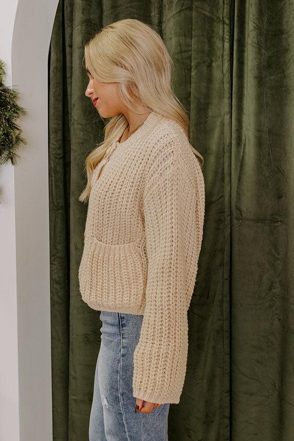 Coffee Shop Cuddles Knit Cardigan Product Image