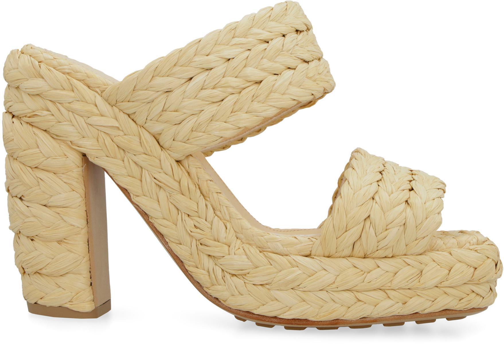 Women's Canalazzo Raffia Mules In Panna Product Image