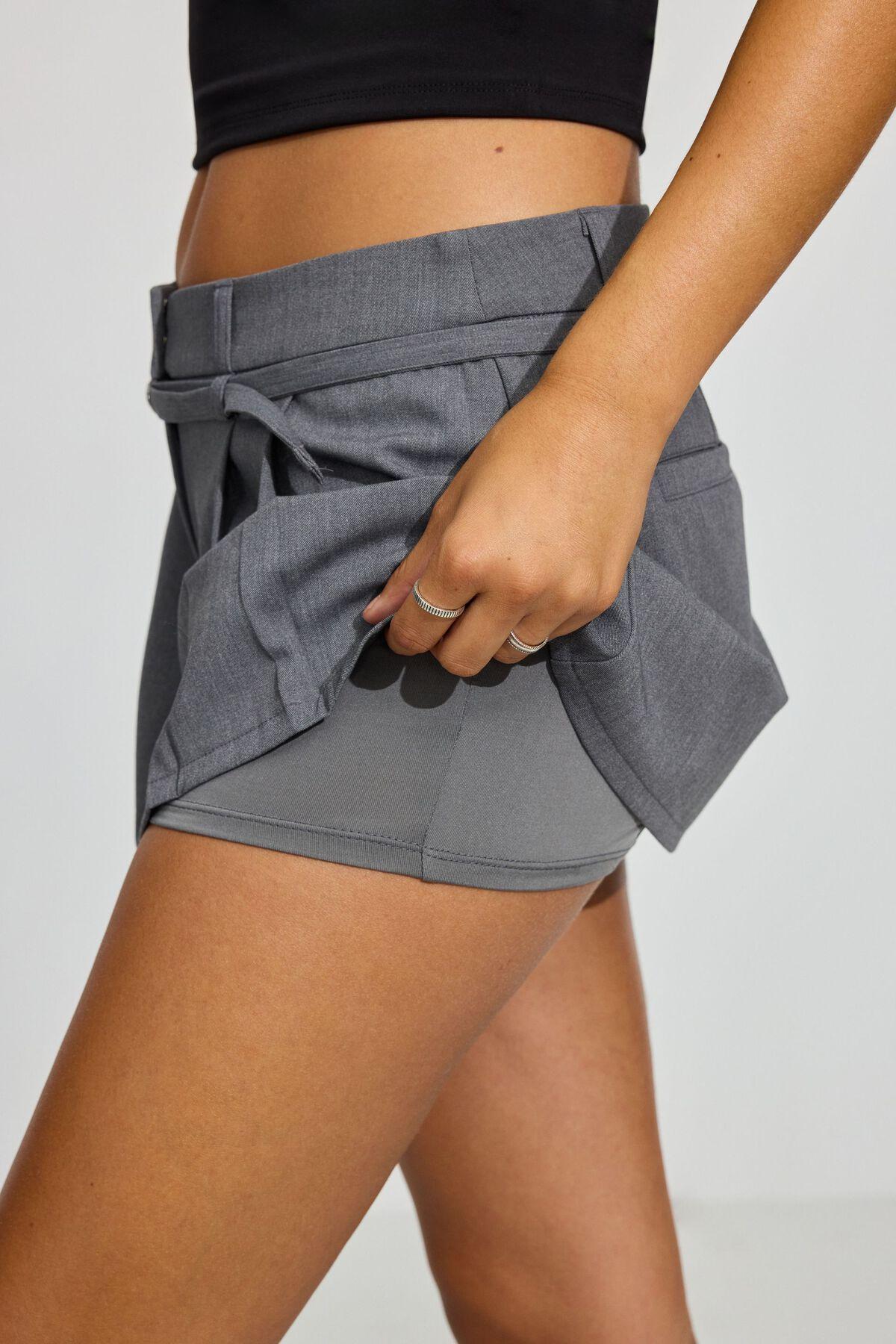 Mirco Pleated Trouser Skort Product Image