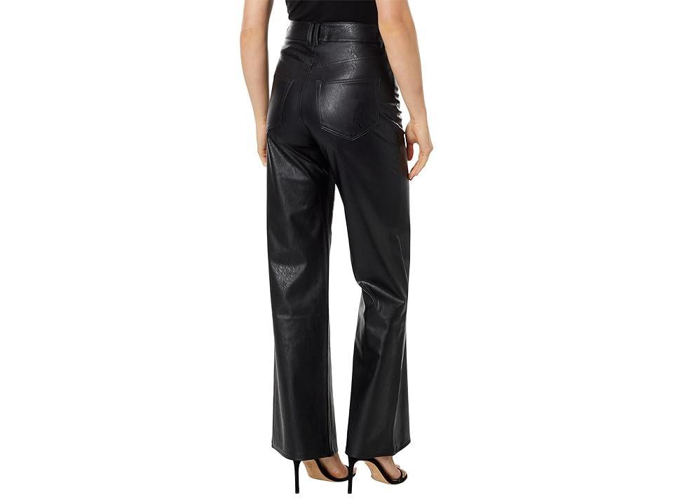 Womens Sasha Faux Leather Wide-Leg Pants Product Image