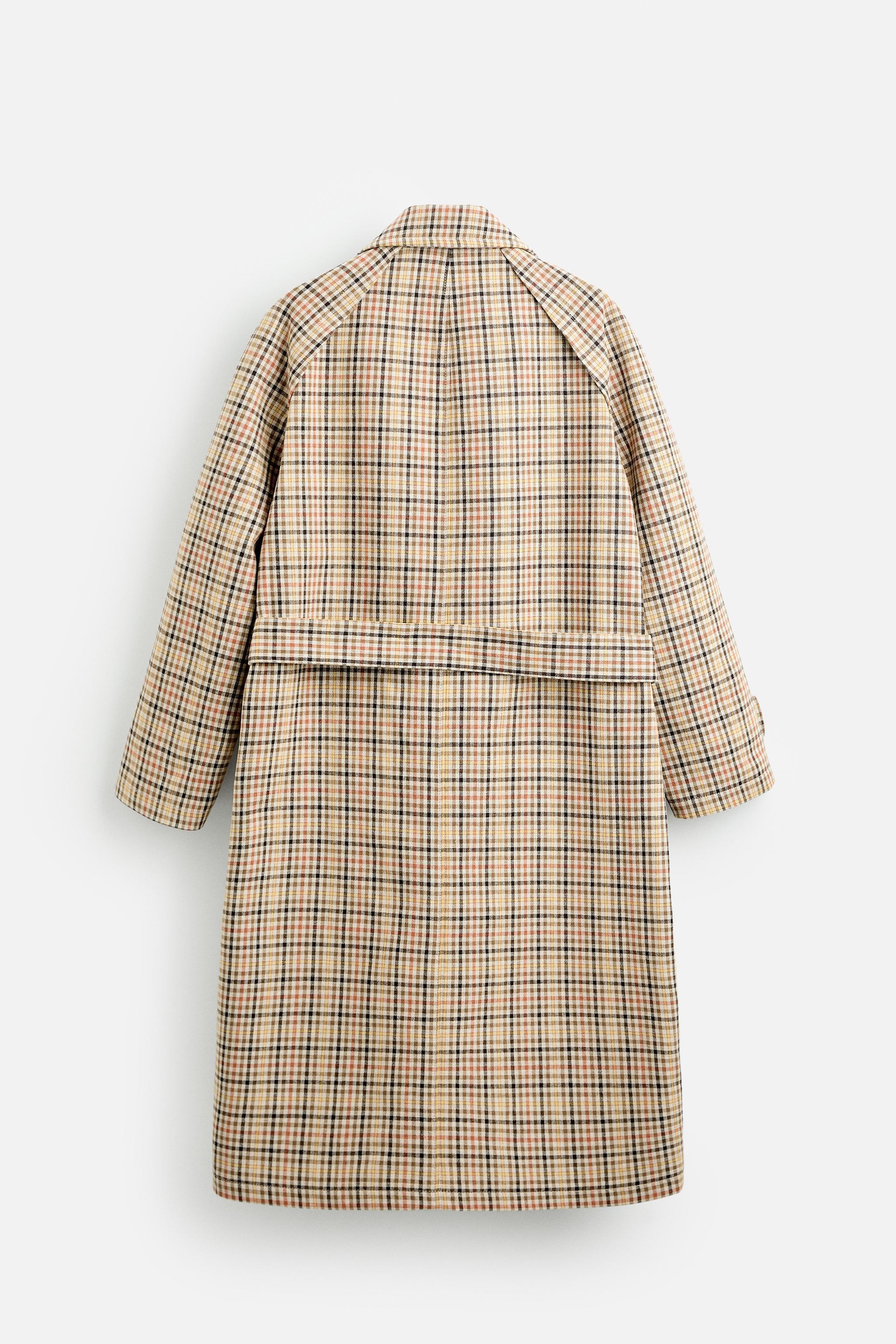 PLAID TRENCH X HARRY LAMBERT Product Image