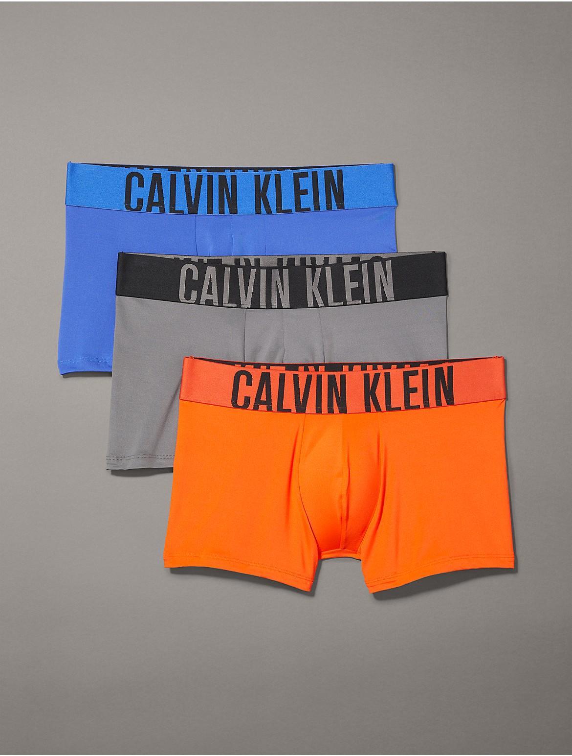 Calvin Klein Mens Intense Power Micro 3-Pack Low Rise Trunk - Multi - M Product Image