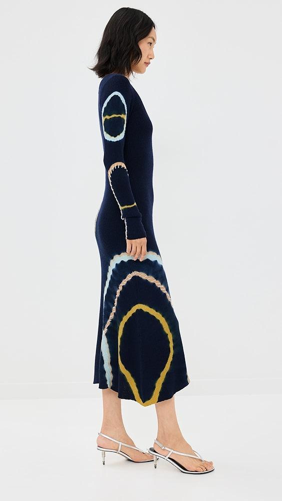 Prabal Gurung Tie Dye Scoop Neck Dress | Shopbop Product Image