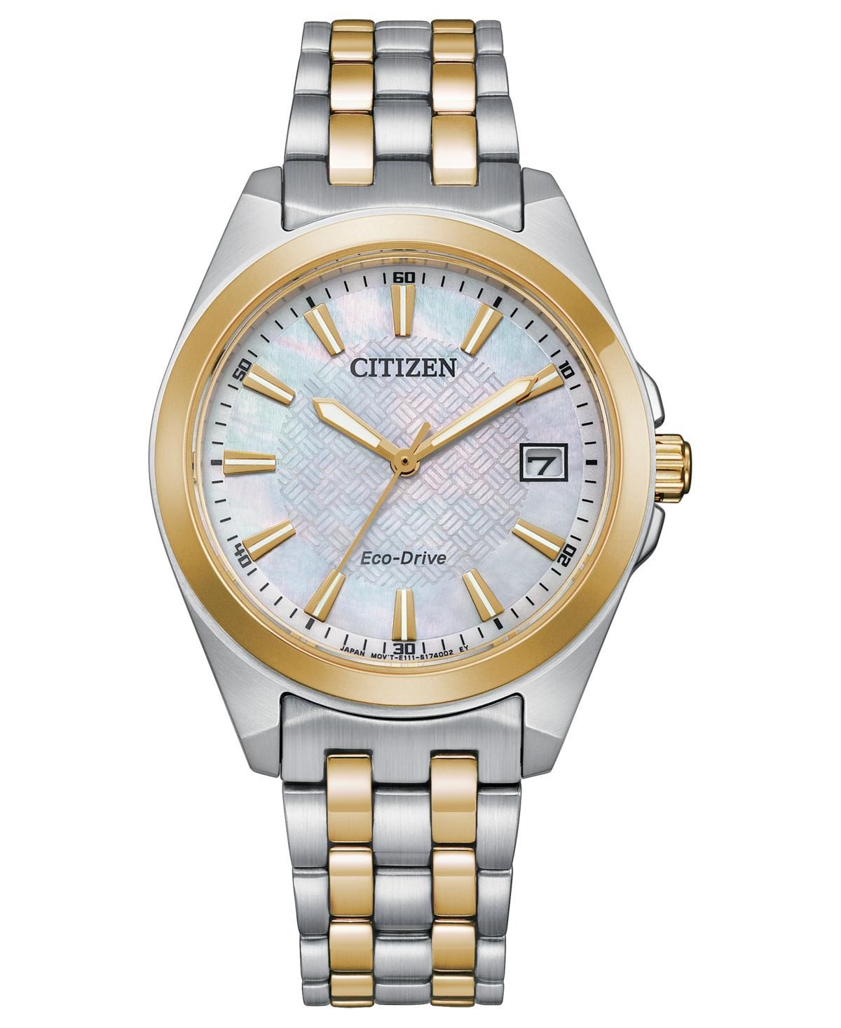 Citizen Corso Womens Two-Tone Stainless Steel Bracelet Watch, 33mm Product Image