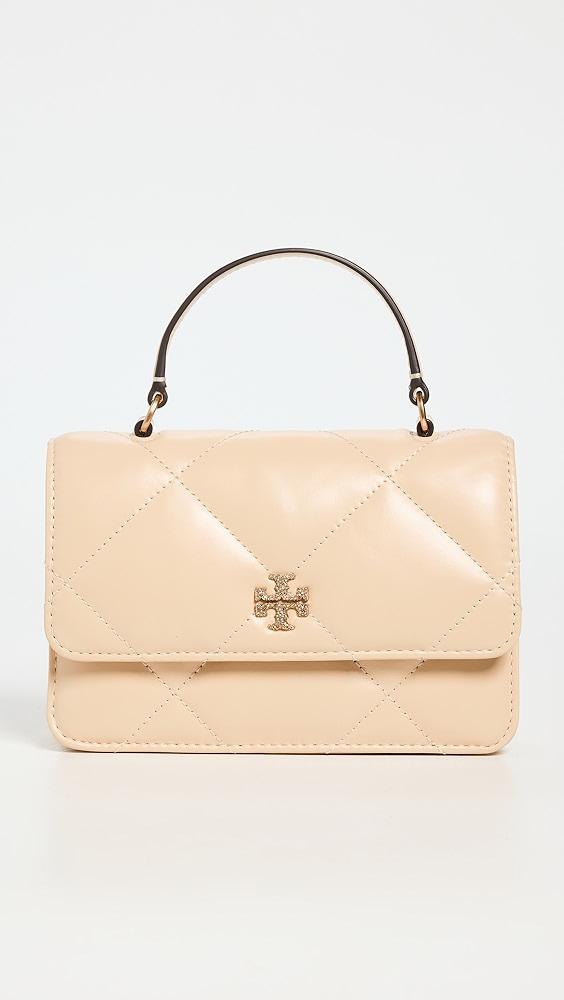 Tory Burch Kira Pave Logo Diamond Quilt Mini Top Handle Bag | Shopbop Product Image