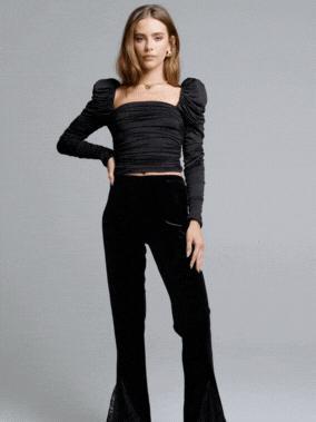 Brandy Top (Black) (Final Sale) Product Image