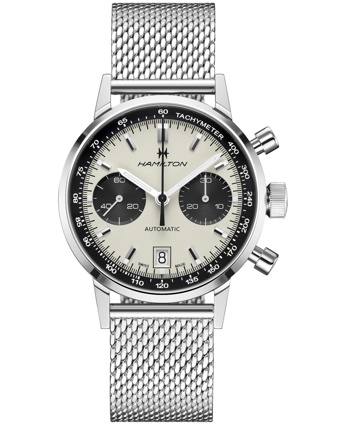 Hamilton American Classic Automatic Chronograph Leather Strap Watch, 40mm Product Image