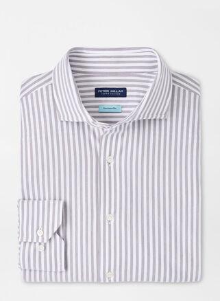 Peter Millar Mens Soren Excursionist Flex Sport Shirt | Color: Gale Grey | Size: XXL Product Image